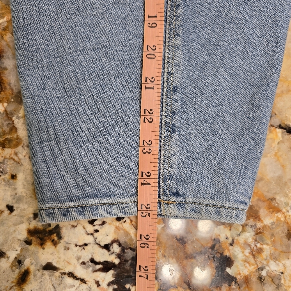 Oliver Bonas Blue Denim Relaxed Barrel Jeans Size 2 - Picture 4 of 9